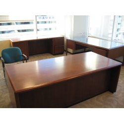 Executive 3 piece Office Suite, Rustic Cherry, Executive 3 piece Office Suite, Rustic Cherry,